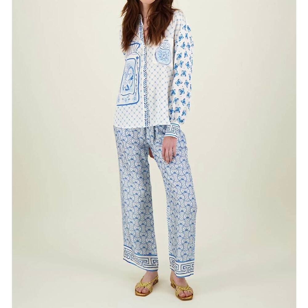 NEW ME369 women's isabel button down shirt in amalfi